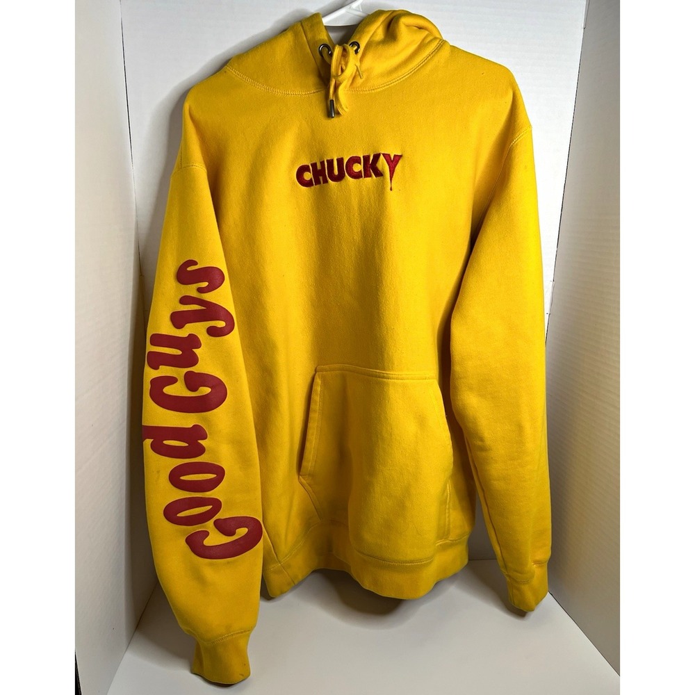 Fleece Chucky x Shoe Palace Yellow Graphic Pullover Hoodie